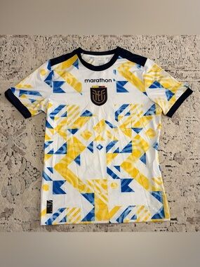 Marathon Authentic Ecuador National Team Multi Color Training Jersey Men’s Sz: M
